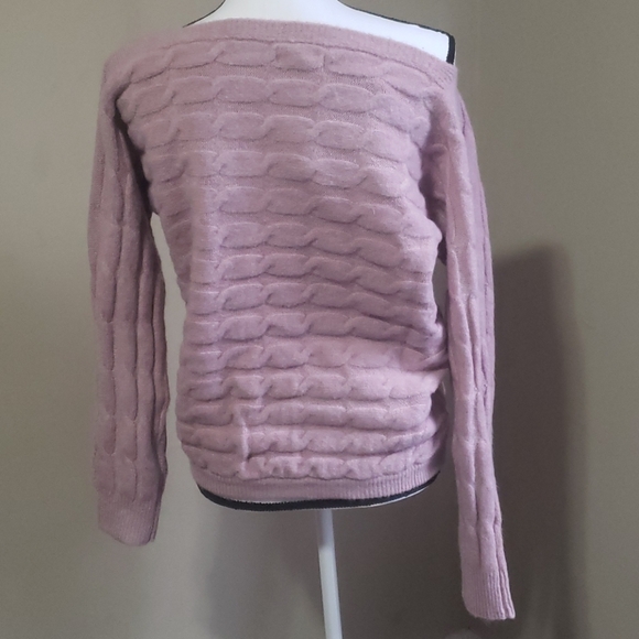 Womens Off the Shoulder Sweater - Picture 4 of 5